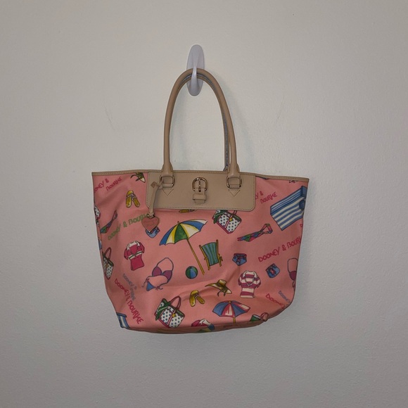 Dooney & Bourke Handbags - Dooney & Bourke Miami Florida Summer Beach Vacation Bright Totebag Purse